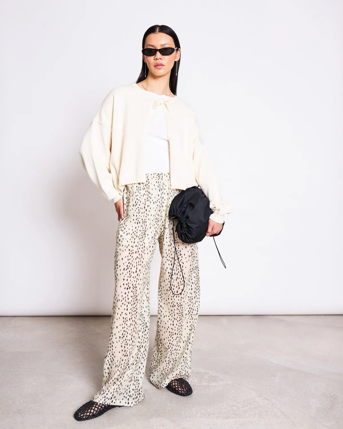 LOOSE TIE CARDIGAN ZEA OFFWHITE GOTS sold by JAN 'N JUNE product image thumbnail 3