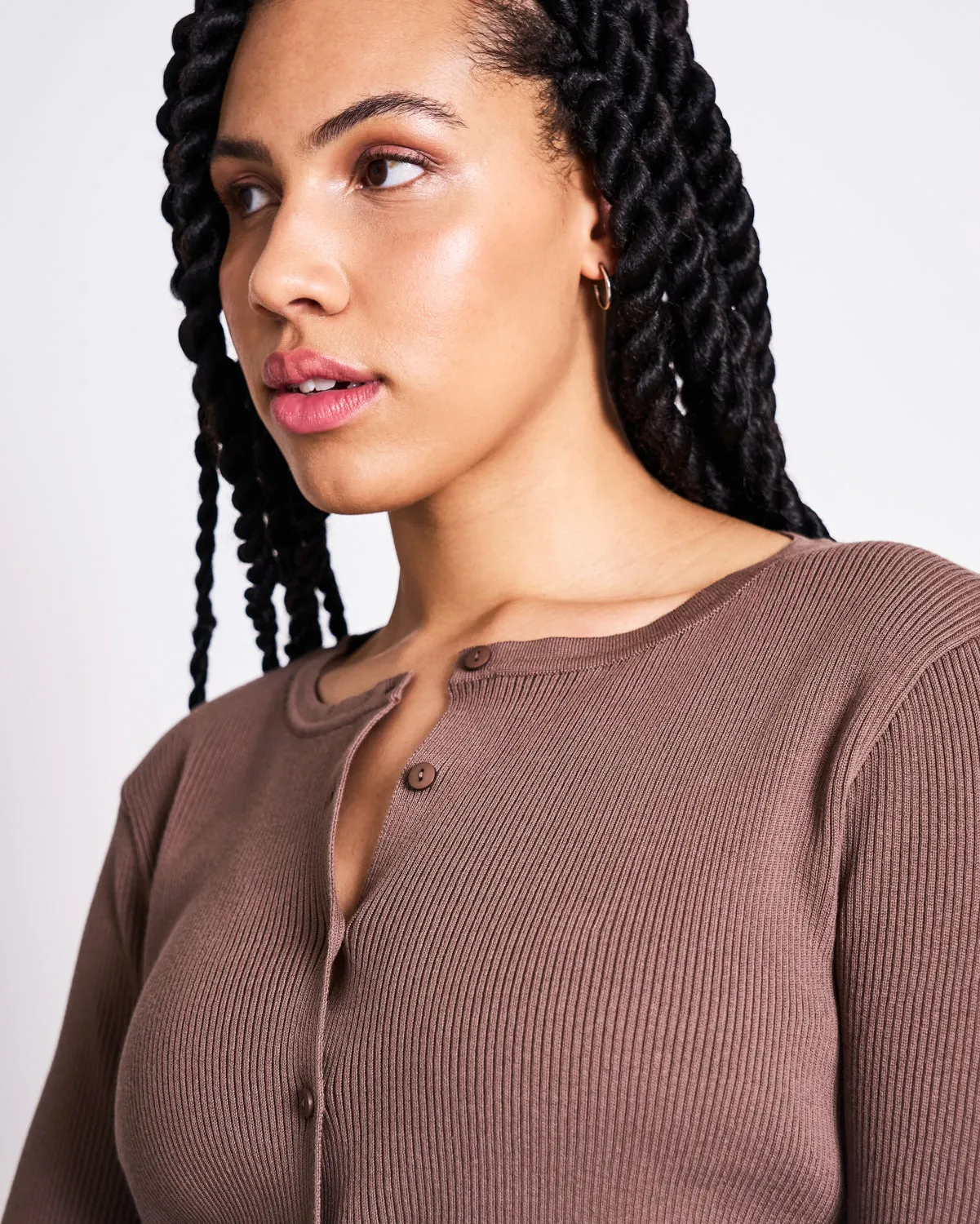 CREWNECK CARDIGAN GLIMT CLAY GOTS sold by JAN 'N JUNE product image thumbnail 3