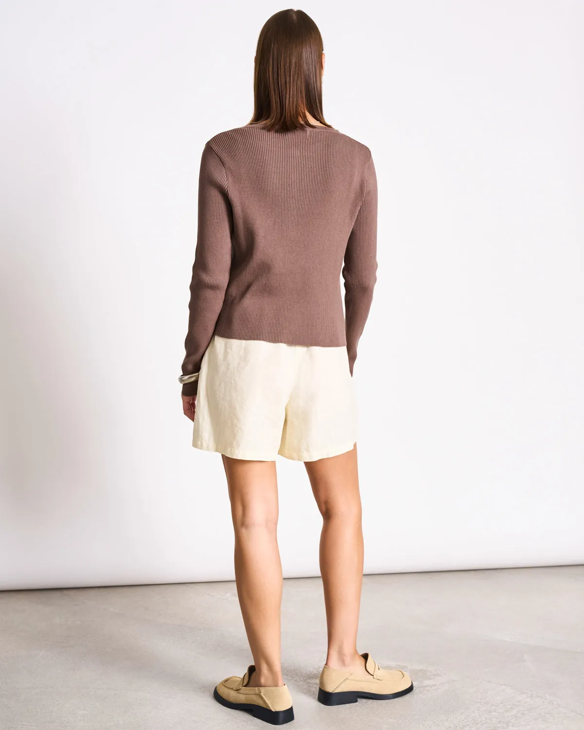 CREWNECK CARDIGAN GLIMT CLAY GOTS sold by JAN 'N JUNE product image thumbnail 5