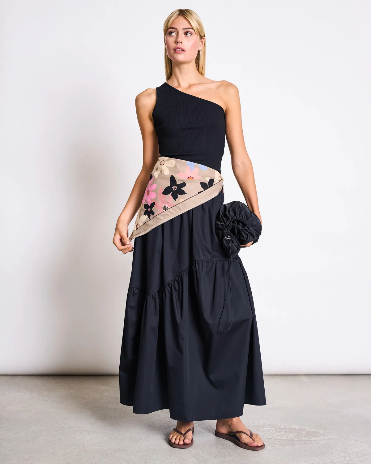 ONE SHOULDER TOP TIGRIS BLACK GOTS sold by JAN 'N JUNE product image thumbnail 2