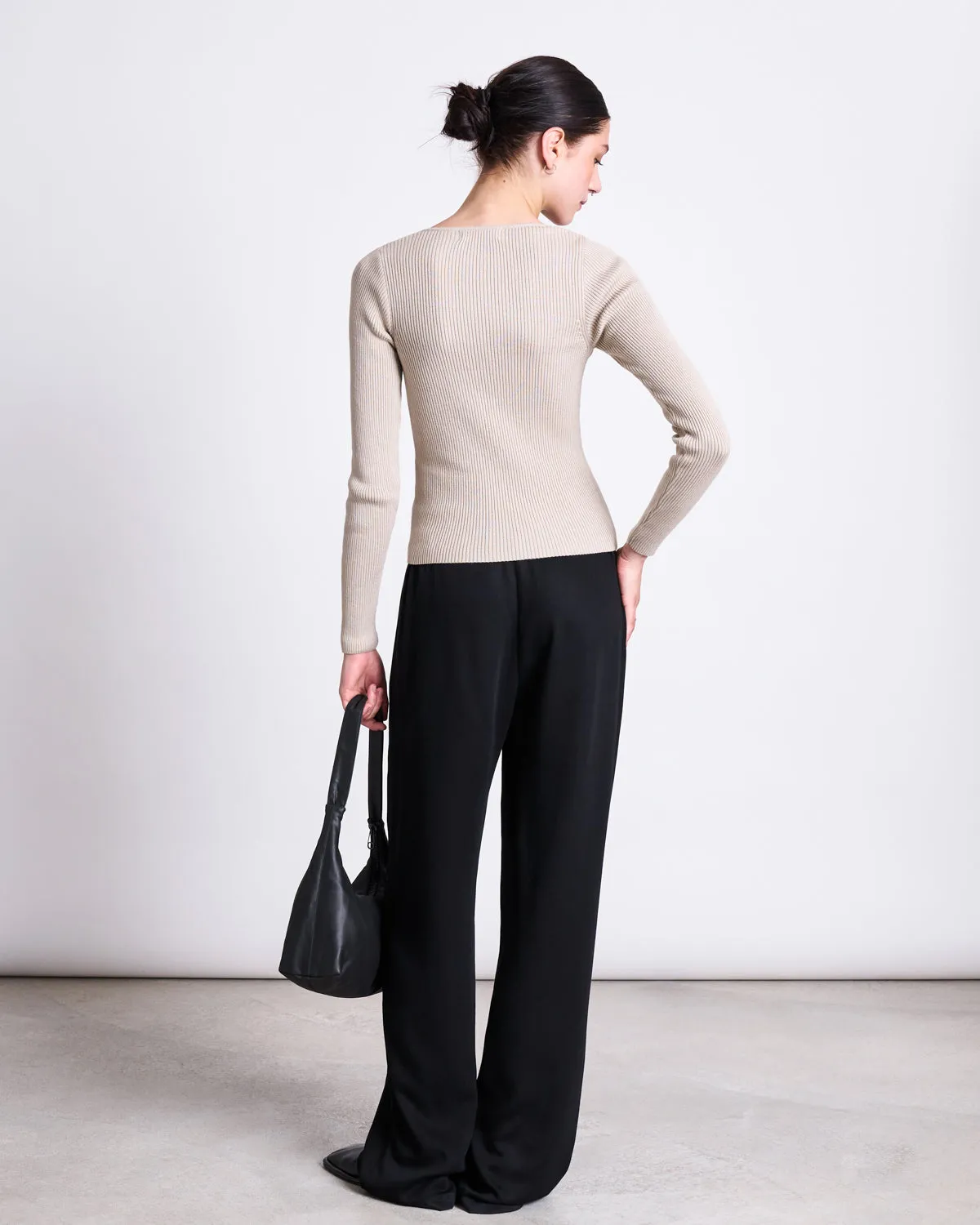 KNIT LONGSLEEVE TIGE IVORY GOTS sold by JAN 'N JUNE product image thumbnail 4