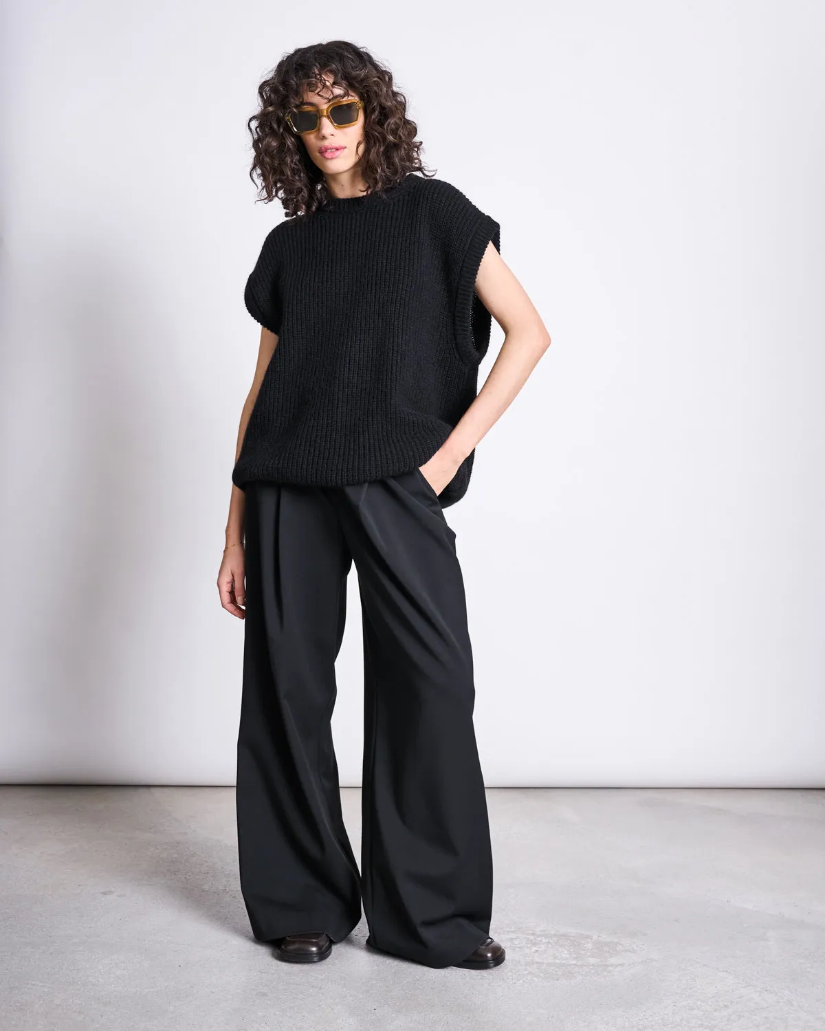 WOOLY SLIPOVER THANDA BLACK sold by JAN 'N JUNE product image thumbnail 3