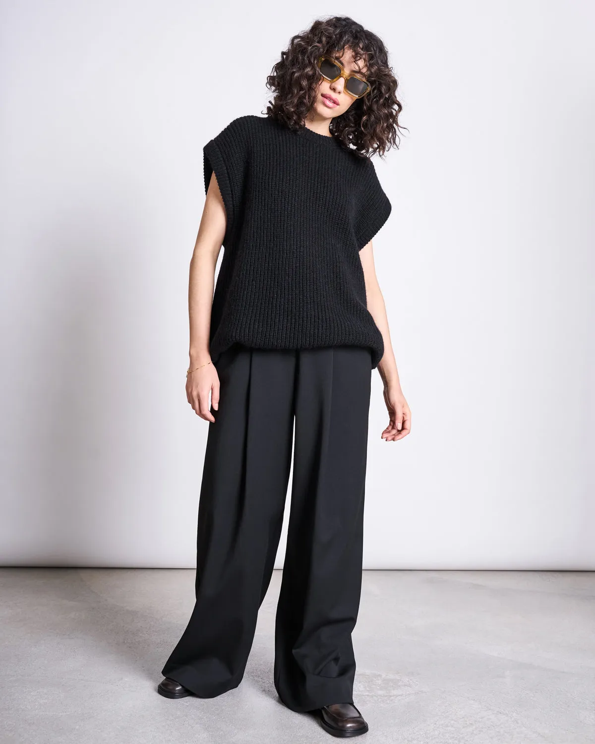 WOOLY SLIPOVER THANDA BLACK sold by JAN 'N JUNE product image thumbnail 5