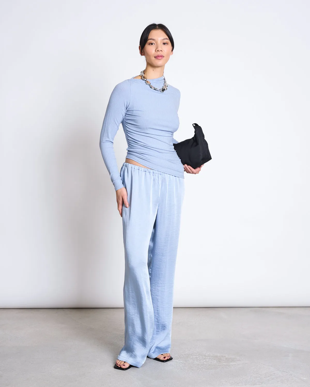 ASYMMETRICAL LONGSLEEVE TOVE MID BLUE sold by JAN 'N JUNE product image thumbnail 2