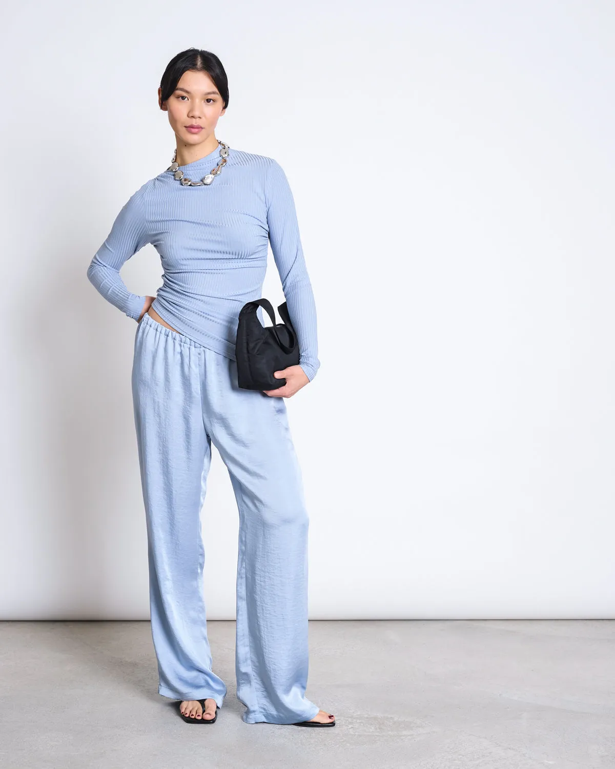 ASYMMETRICAL LONGSLEEVE TOVE MID BLUE sold by JAN 'N JUNE product image thumbnail 3