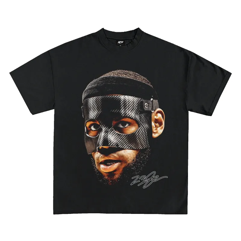 LeBron James Masked Graphic T-Shirt sold by WearIcy