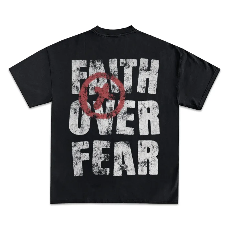 Faith Over Fear Graphic T-Shirt sold by WearIcy