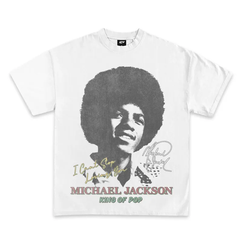 Michael Jackson Afro Era Graphic T-Shirt made by WearIcy