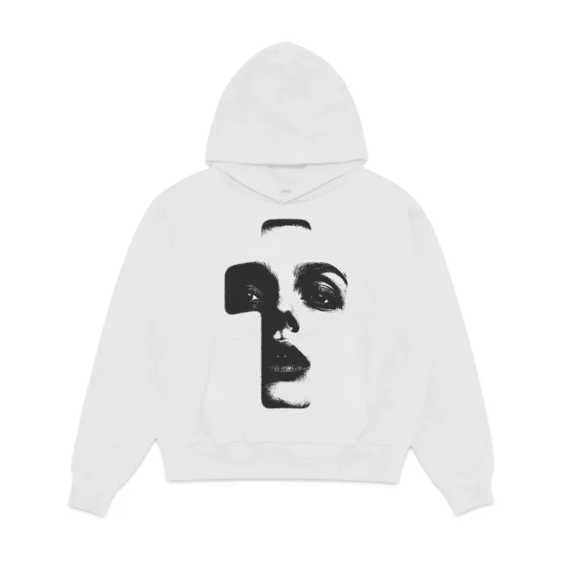Cross Face Graphic Hoodie made by WearIcy