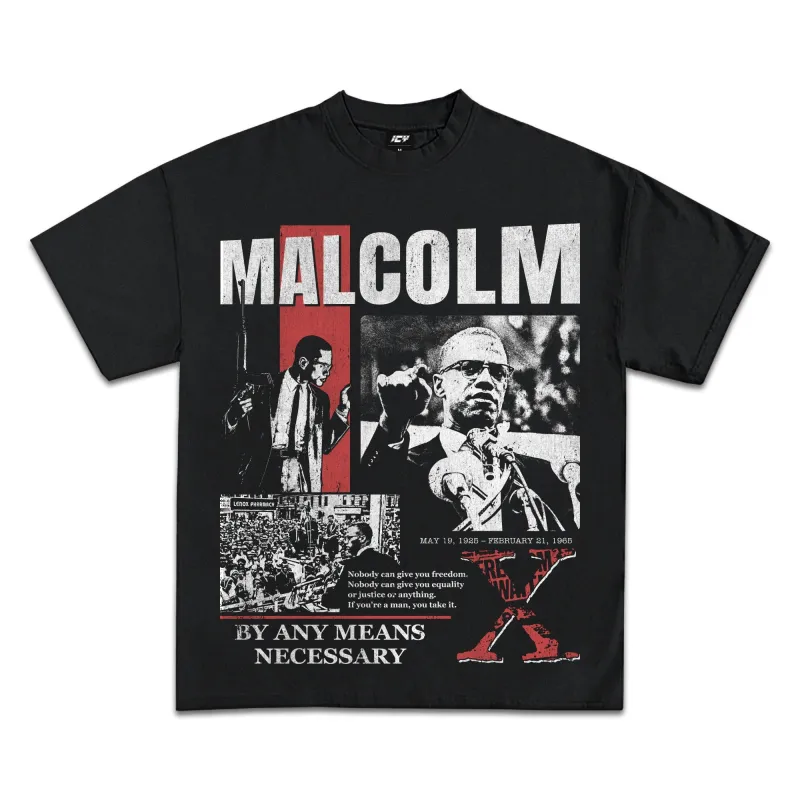 Malcolm X Legacy Graphic T-Shirt sold by WearIcy