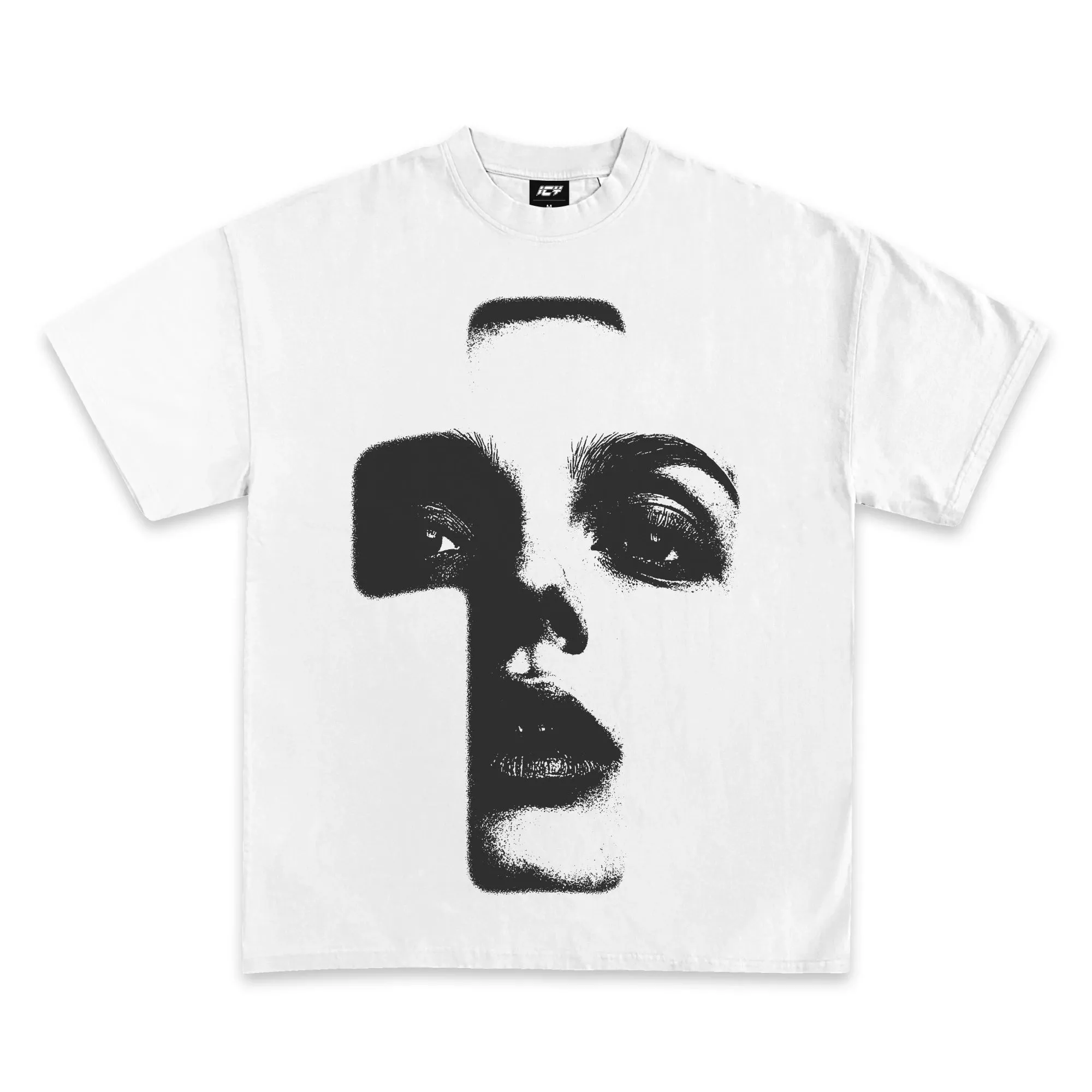 Cross Face Graphic T-Shirt sold by WearIcy