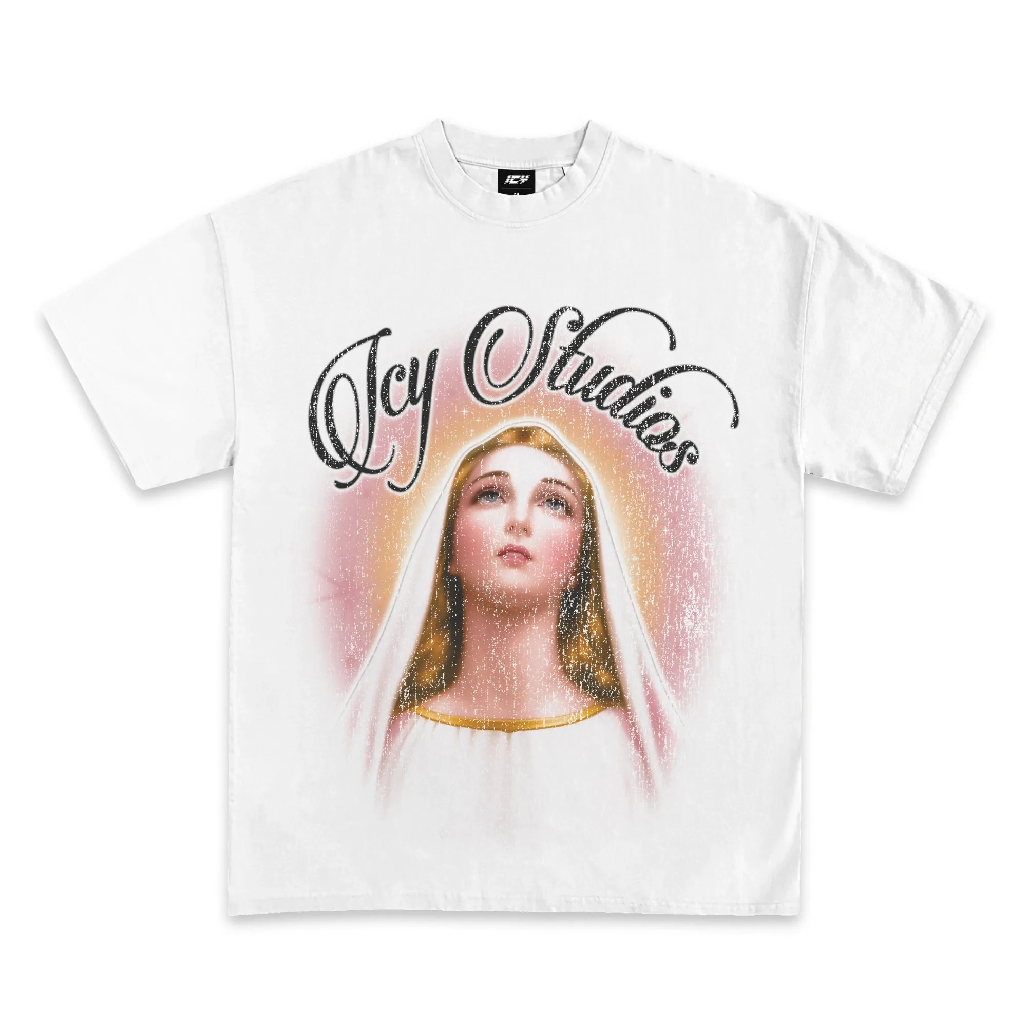 Virgin Mary Graphic T-Shirt sold by WearIcy
