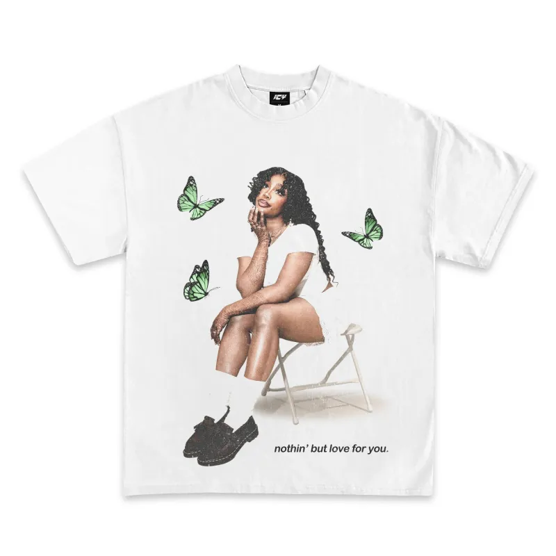 SZA Butterfly Graphic T-Shirt sold by WearIcy