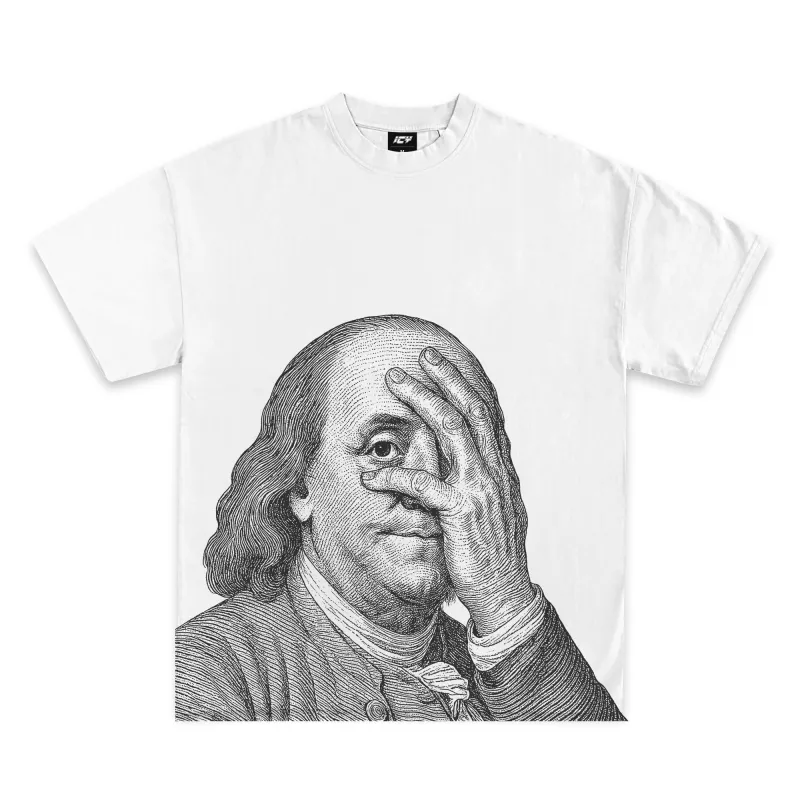 Benjamin Franklin Face Palm Graphic T-Shirt made by WearIcy