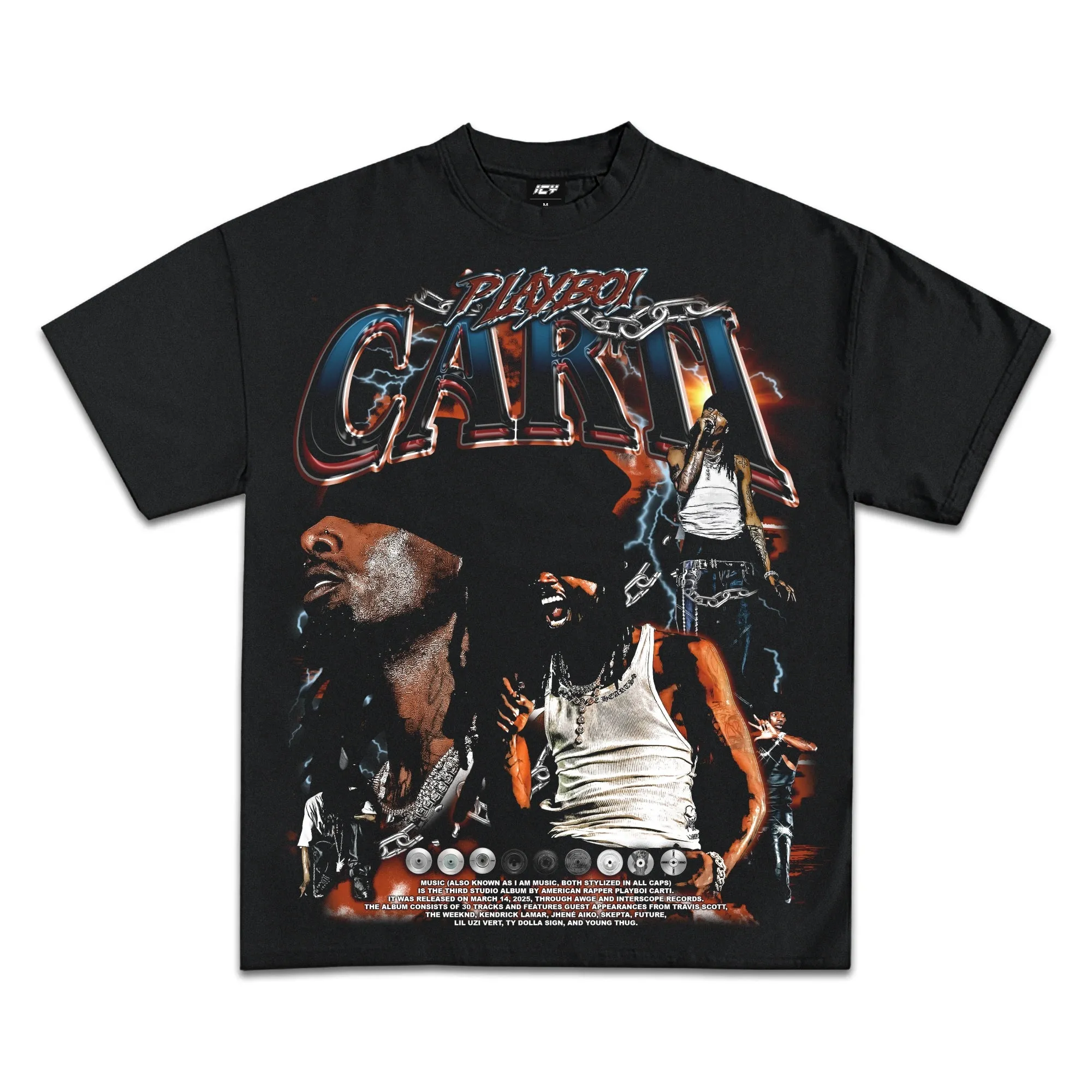Playboi Carti Icy Exclusive Graphic T-Shirt sold by WearIcy