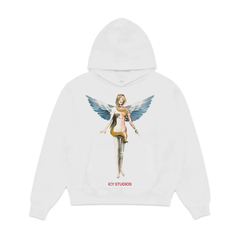 Angel Rebirth Fleece Hoodie Sweatshirt sold by WearIcy