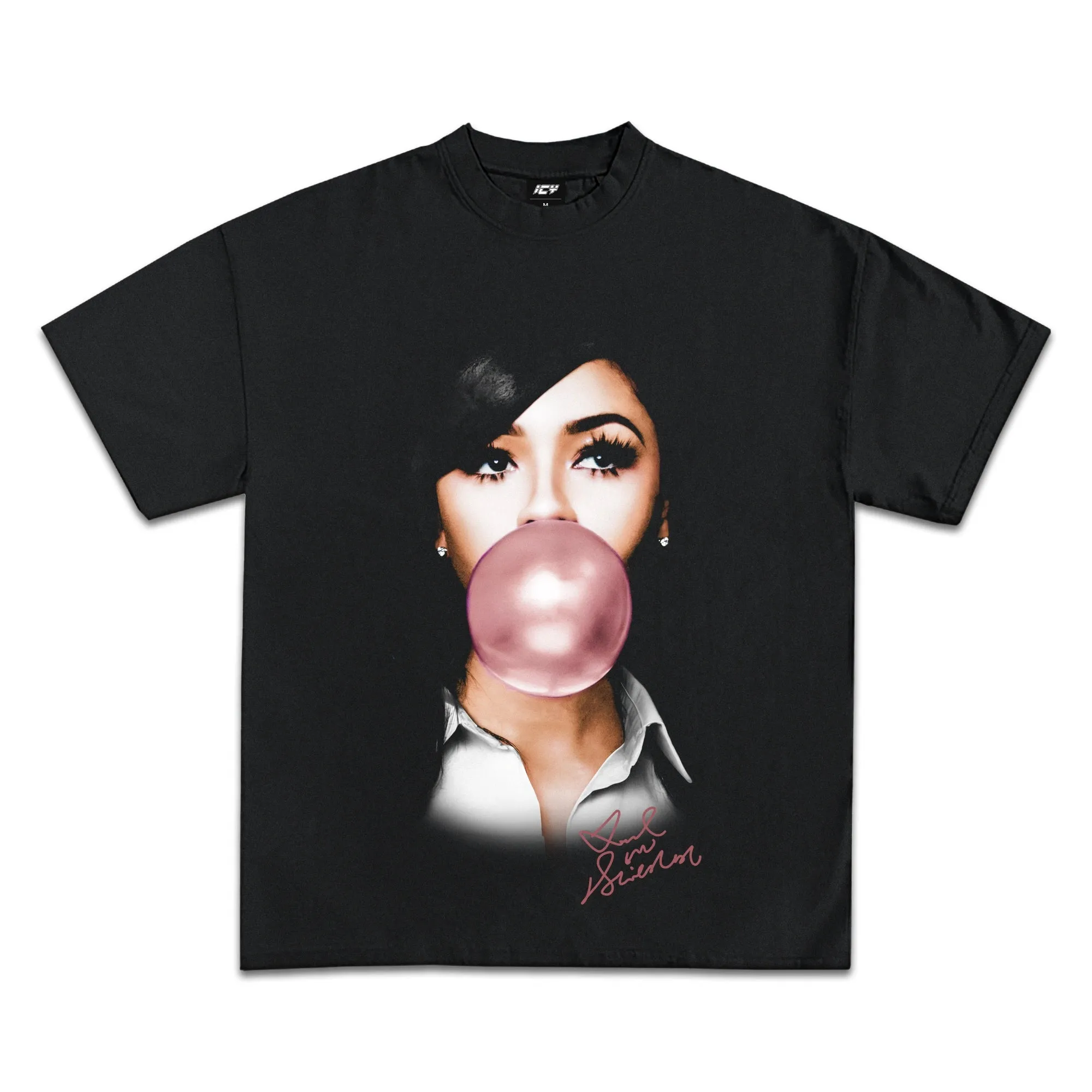 Mariah The Scientist Bubble Gum Graphic T-Shirt sold by WearIcy product image thumbnail 3