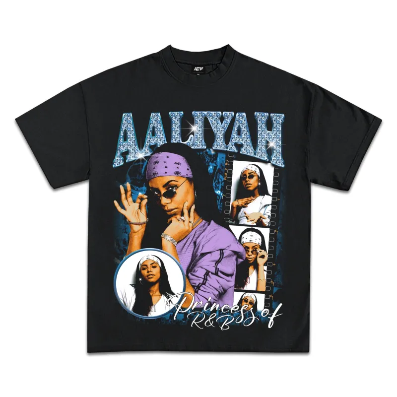 Aaliyah Princess of R&B Graphic T-Shirt made by WearIcy