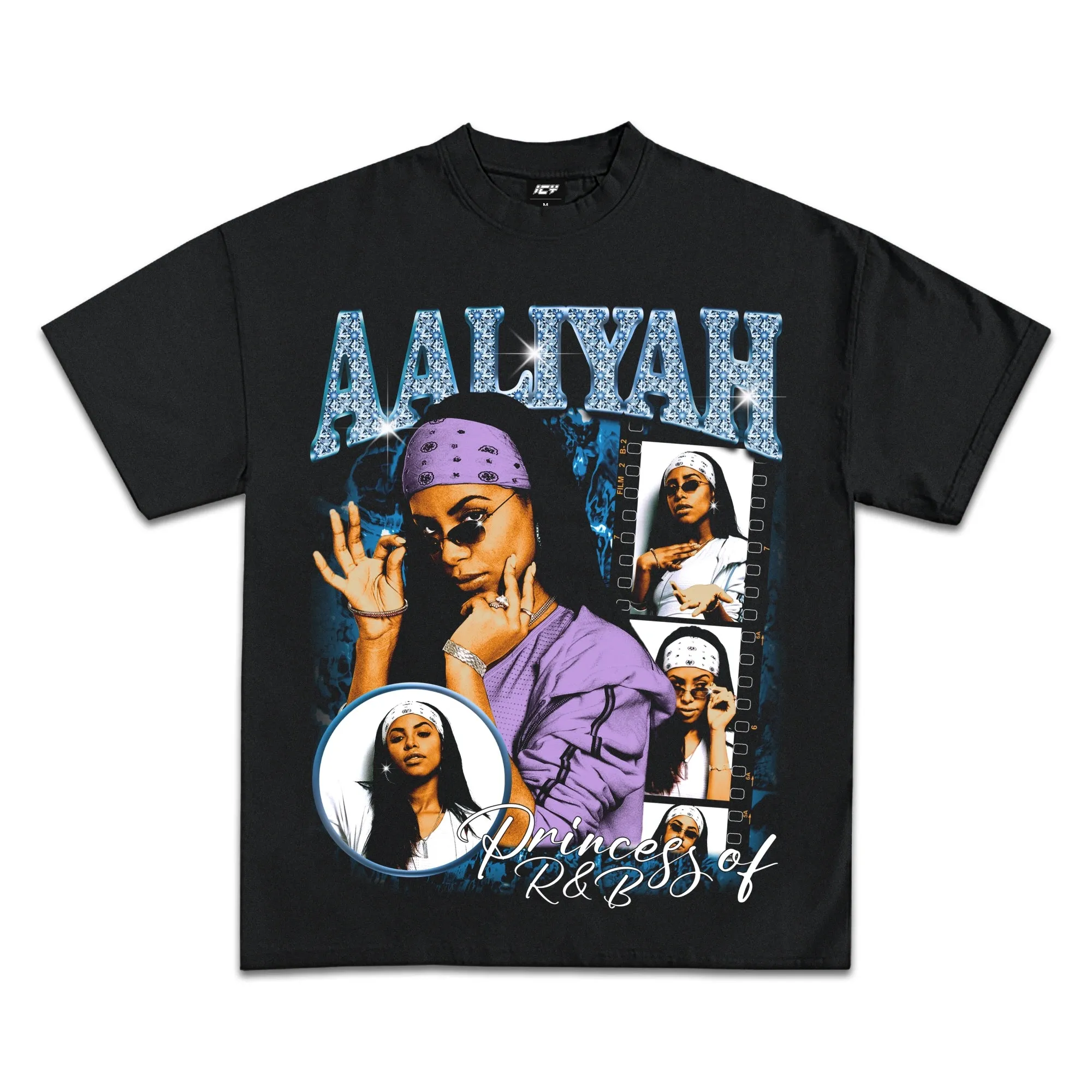 Aaliyah Princess of R&B Graphic T-Shirt sold by WearIcy