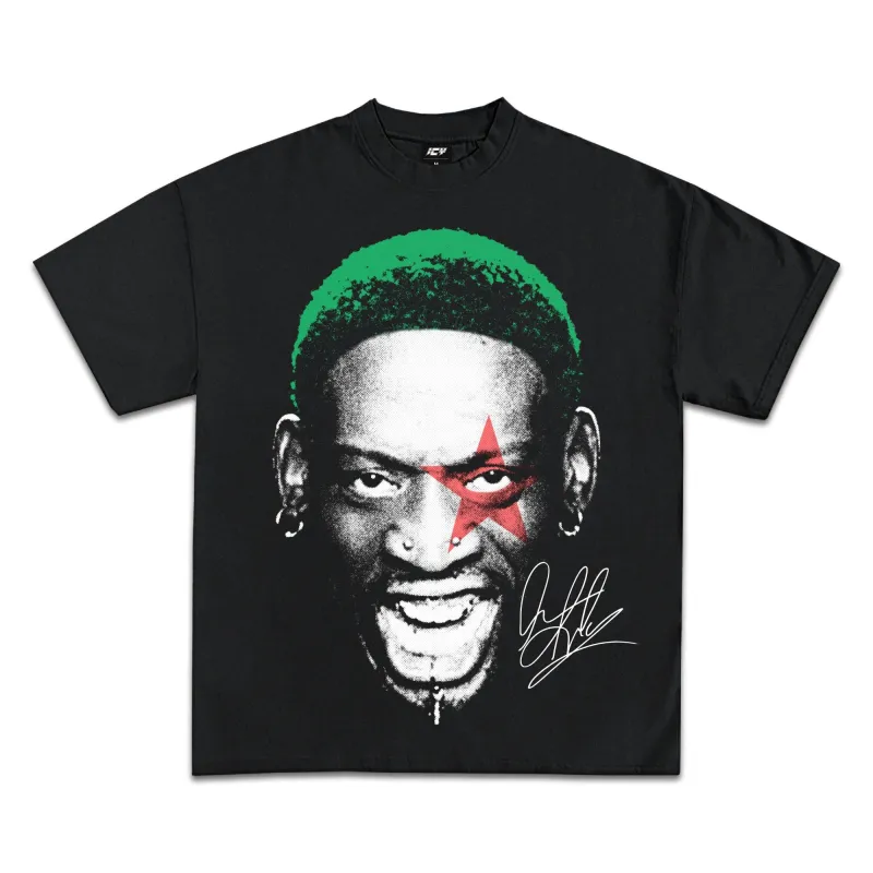 Dennis Rodman Jumbo Signature Graphic T-Shirt made by WearIcy
