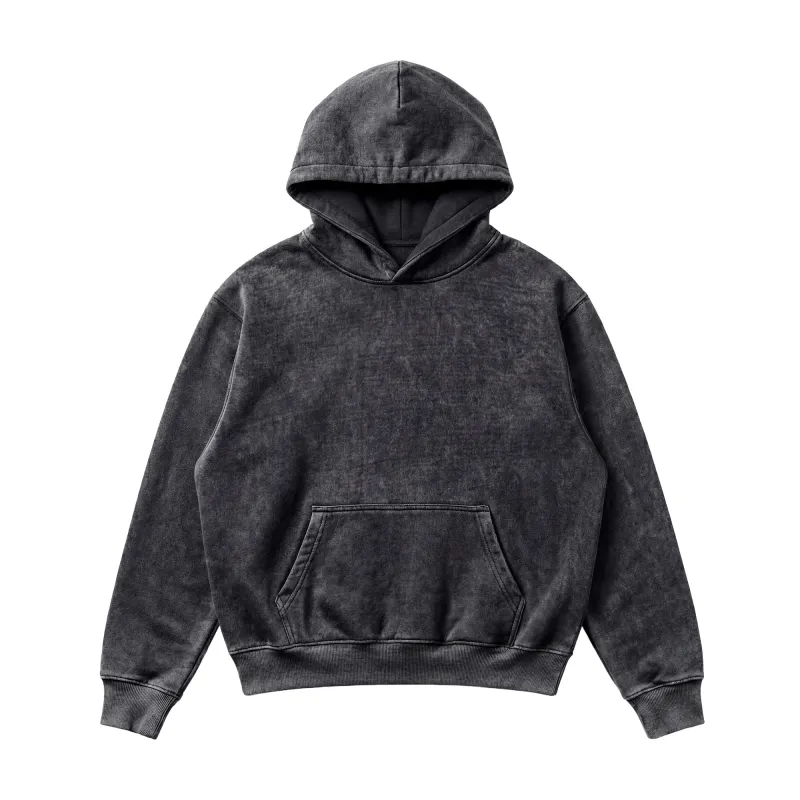 Mineral Wash Heavy Fleece Hoodie made by WearIcy