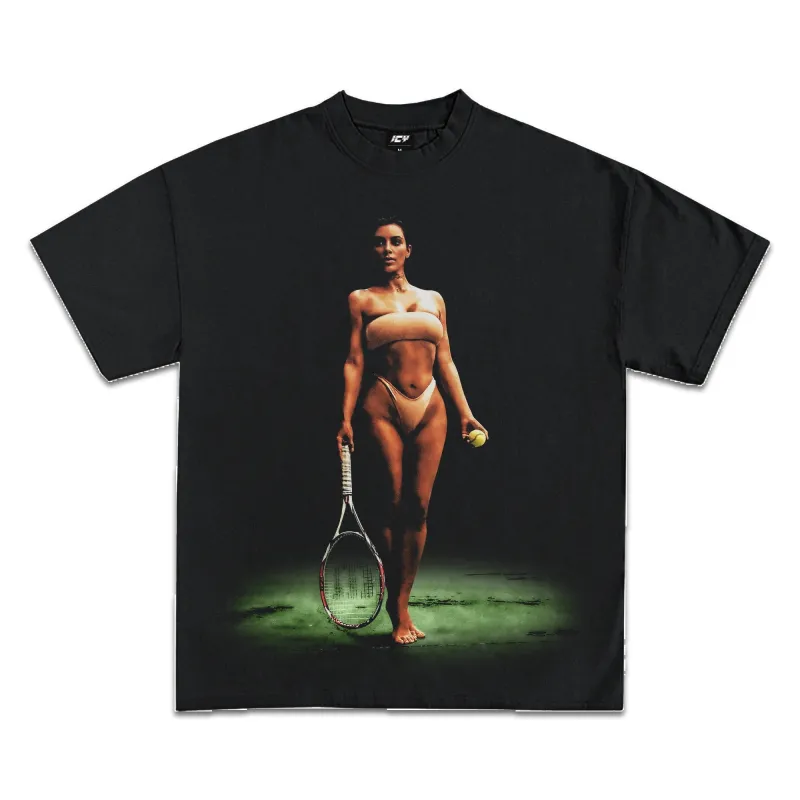 Kim Kardashian Tennis Graphic T-Shirt made by WearIcy