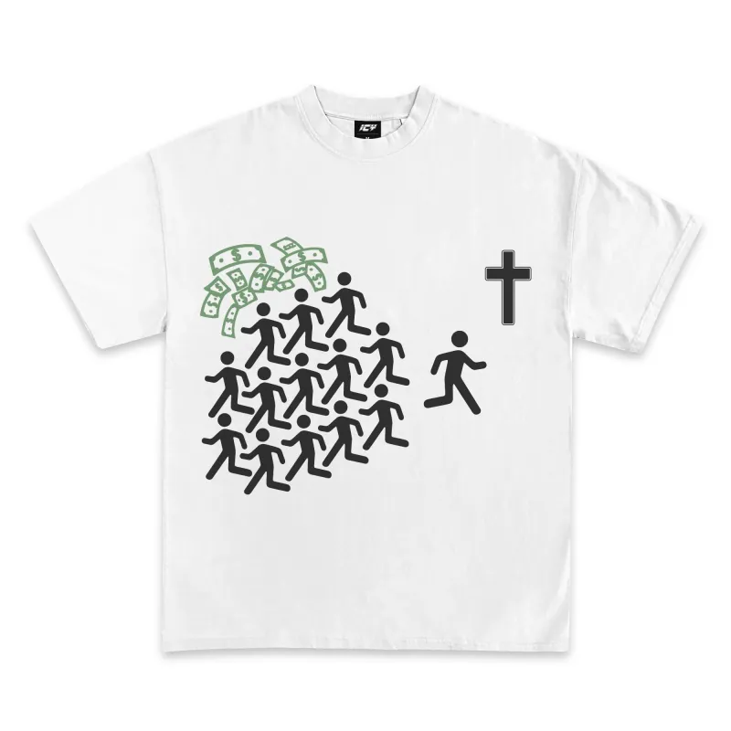 Jesus Over Money Graphic T-Shirt made by WearIcy
