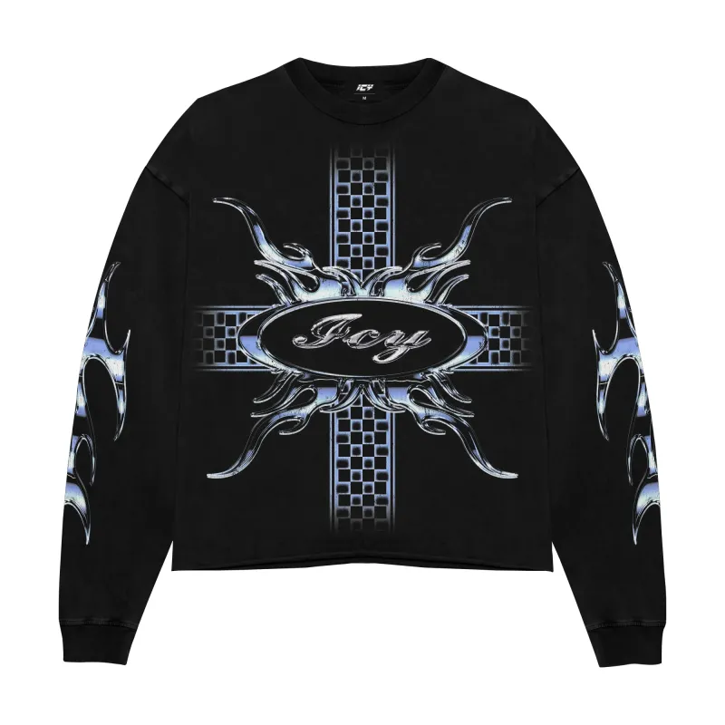 Icy Flame Graphic Long Sleeve T-Shirt made by WearIcy