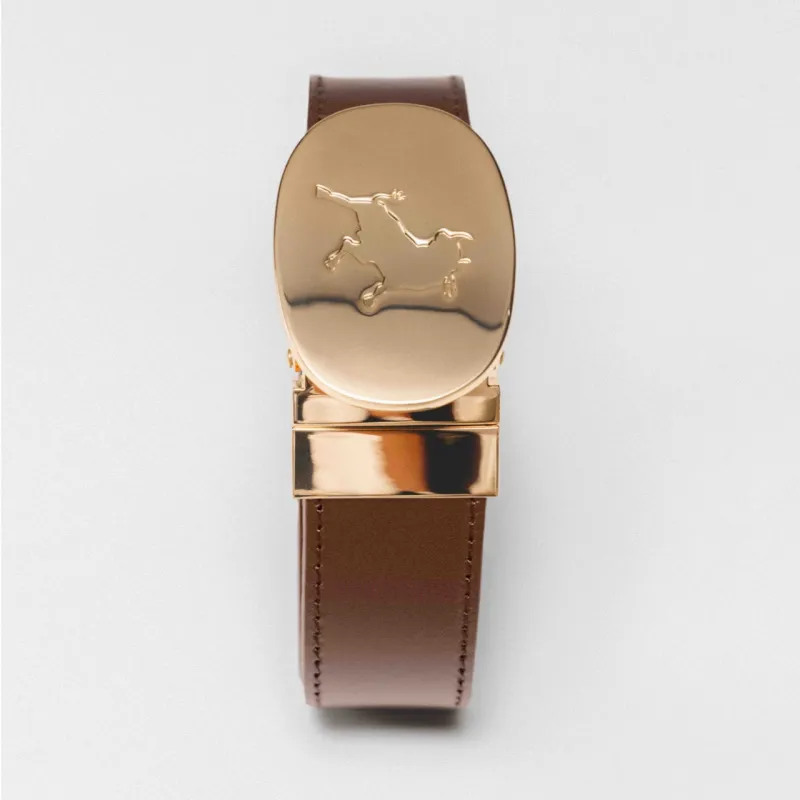 Sun Leather Belt made by Lois jeans