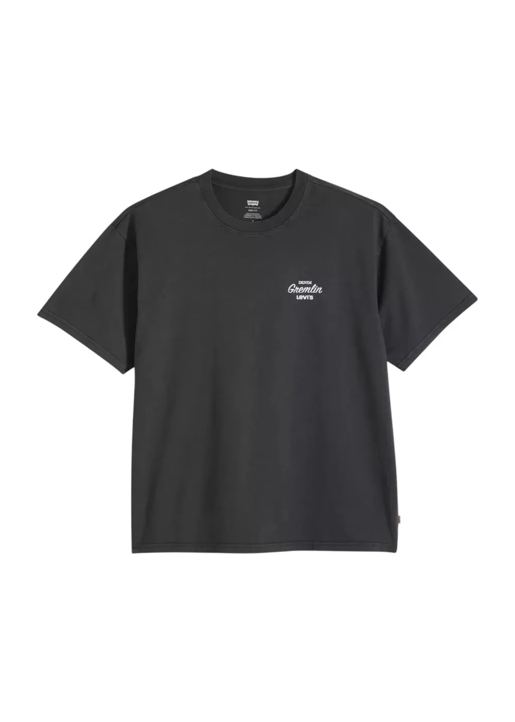 Levi's - GR Boxy Tee Coastal Creative Denim Gremlin - Jet Black sold by Hardpressed Print Studio