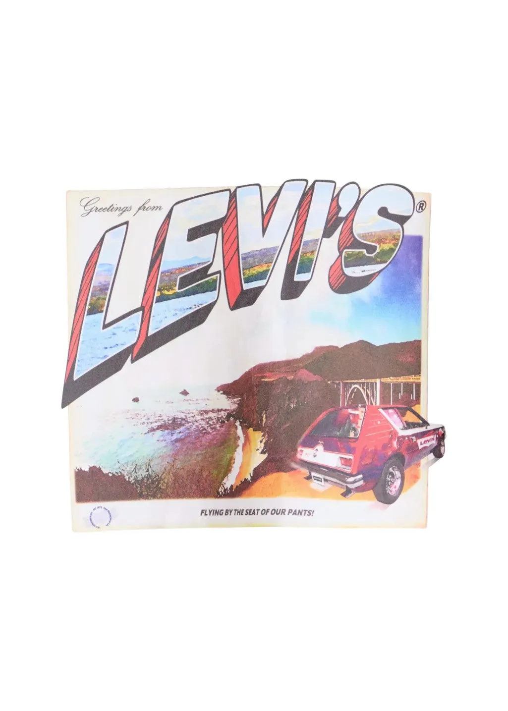 Levi's - GR Boxy Tee Levi's Postcard - White Plus sold by Hardpressed Print Studio product image thumbnail 5