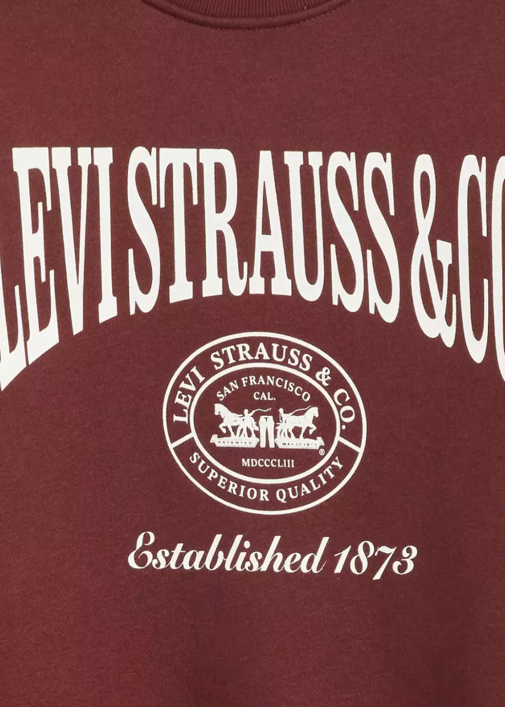 Levi's - Relaxed Graphic Crew - 2HP 90's Prep Logo sold by Hardpressed Print Studio product image thumbnail 5