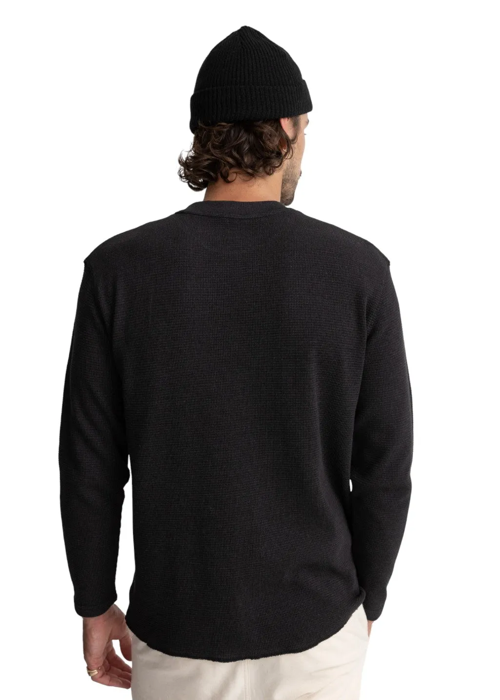 Rhythm - Classic Waffle Knit - Black sold by Hardpressed Print Studio product image thumbnail 5