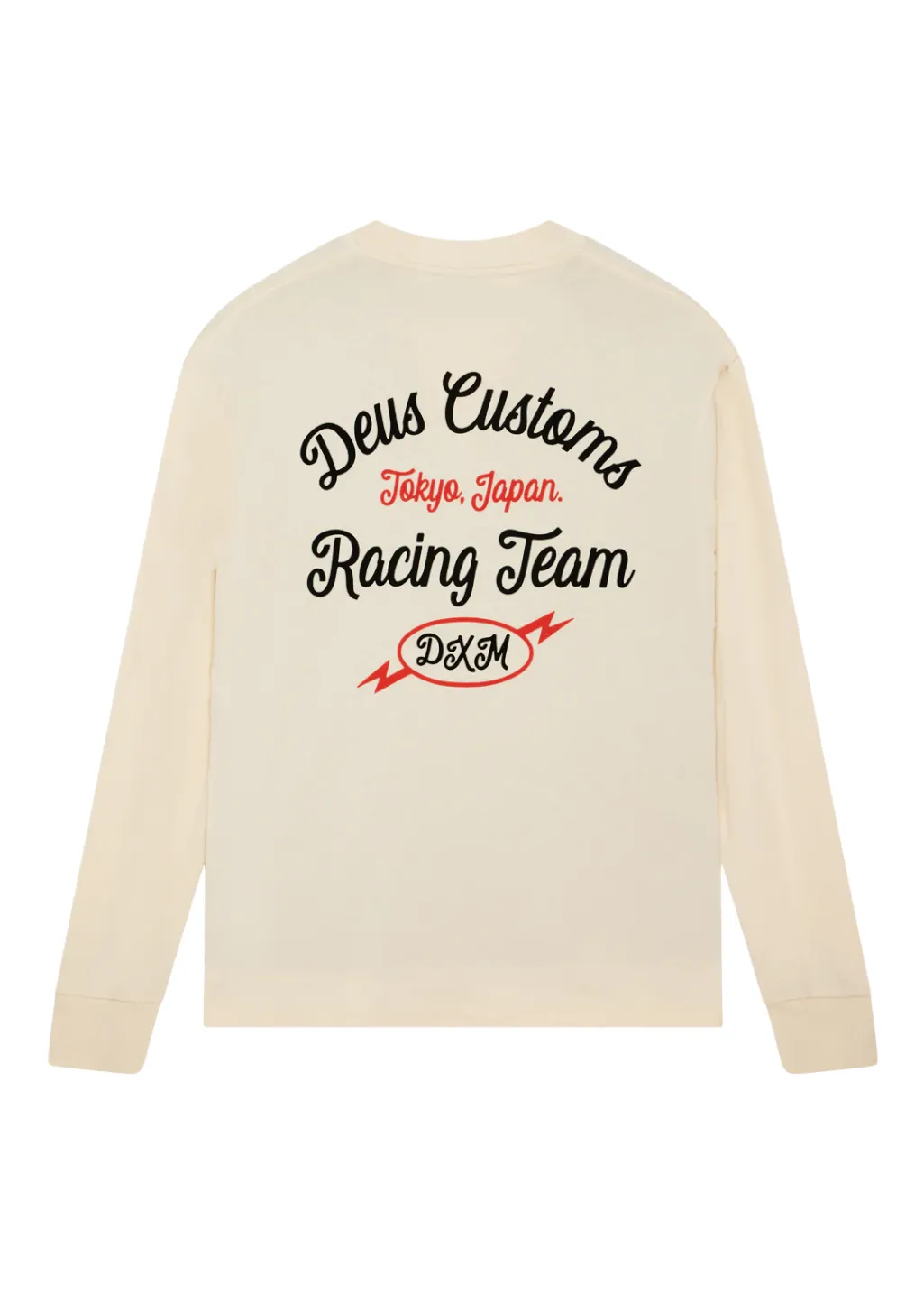 Deus Ex Machina - Iota L/S Tee - Dirty White sold by Hardpressed Print Studio