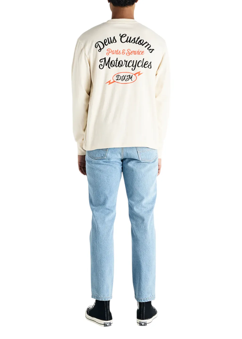 Deus Ex Machina - Iota L/S Tee - Dirty White sold by Hardpressed Print Studio product image thumbnail 4