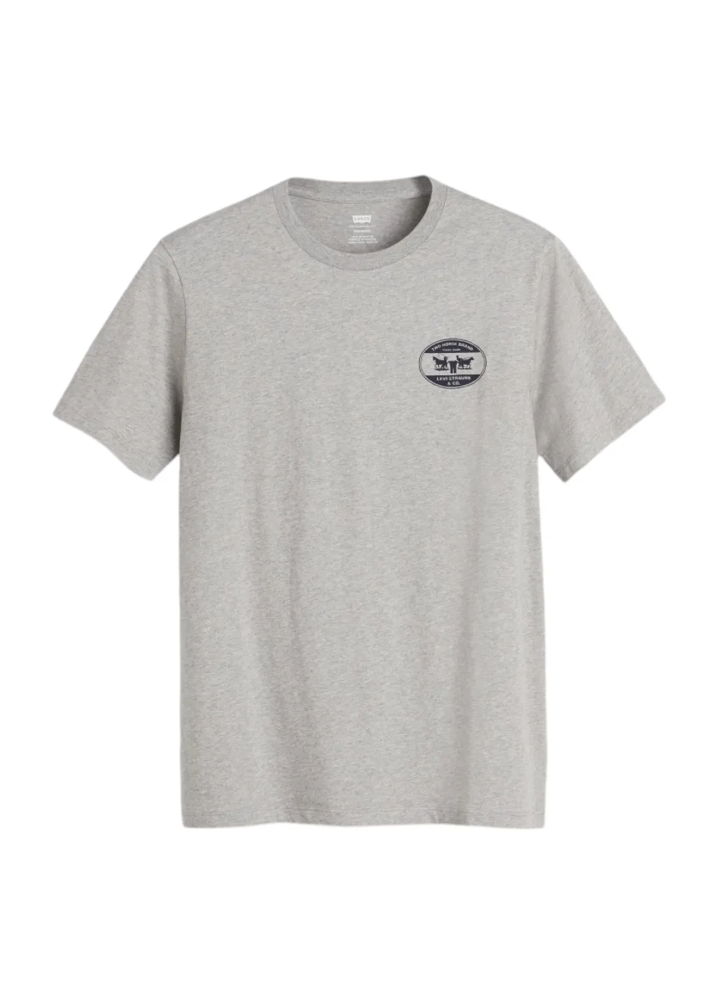 Levi's - Graphic Crewneck Tee - Fit Easy Poster Mid Tone Heather Grey sold by Hardpressed Print Studio product image thumbnail 2
