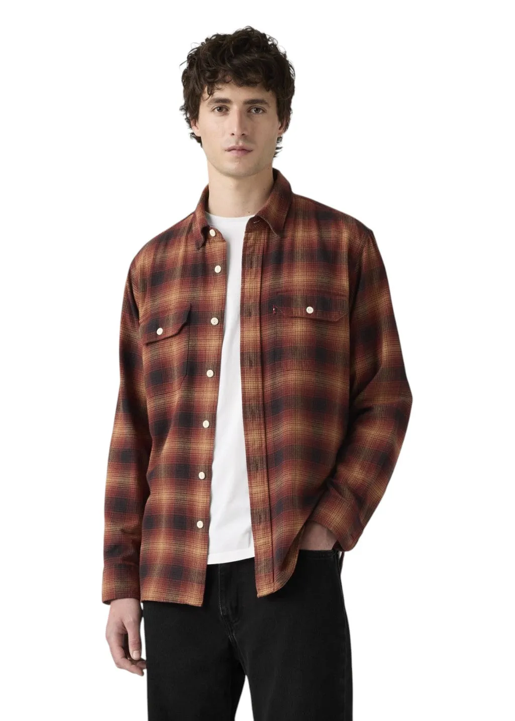 Levi's - Classic Worker - Scottie Plaid Tobacco Brown sold by Hardpressed Print Studio product image thumbnail 2