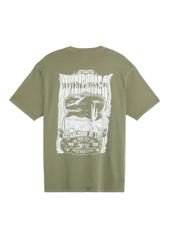 Levi's - Vintage Fit Graphic Tee - Concert Tee - Deep Lichen Green made by Levi's