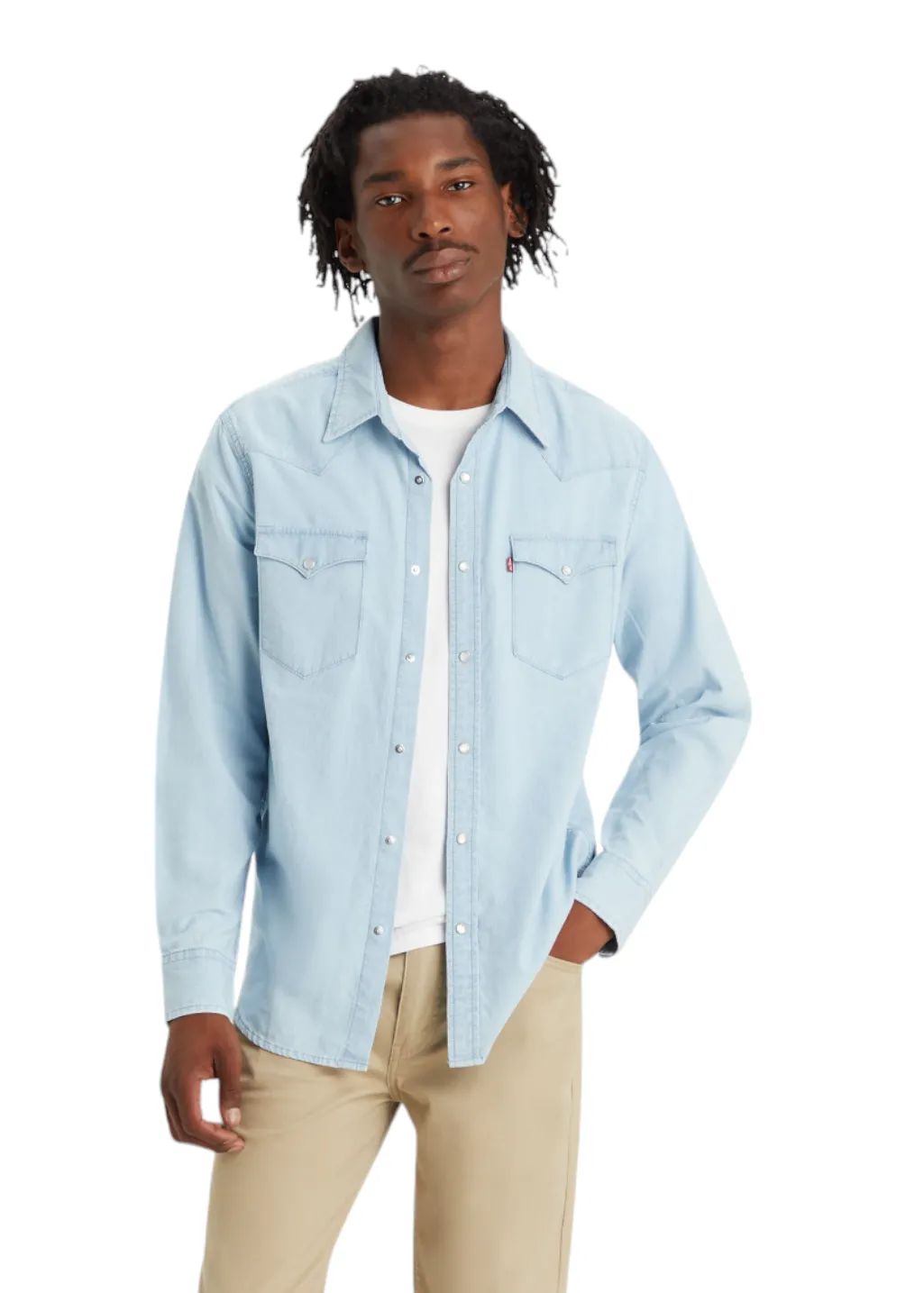 Levi's - Classic Western Standard - Evergreen Light Chambray sold by Hardpressed Print Studio product image thumbnail 2