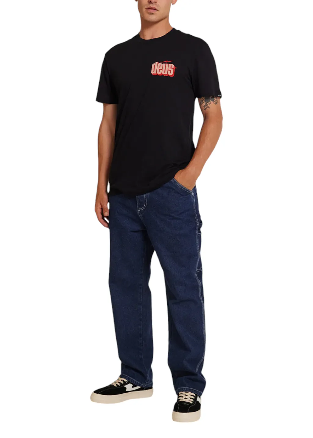 Deus Ex Machina - Big Fella Denim Pant - Dry Indigo sold by Hardpressed Print Studio product image thumbnail 4