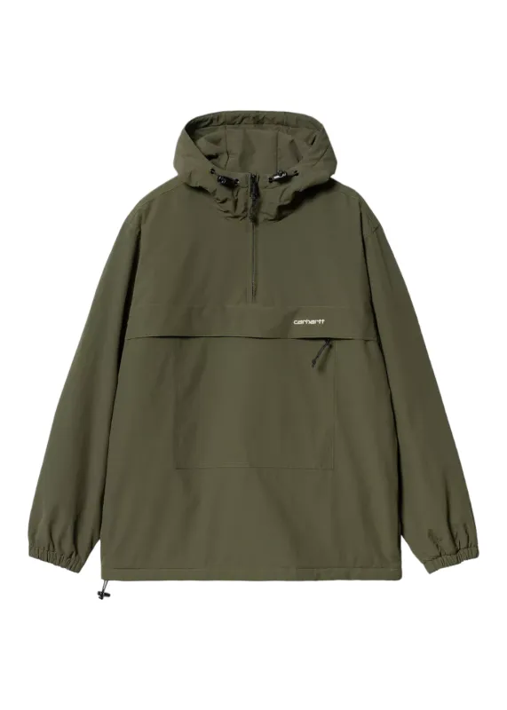 Carhartt WIP - Windbreaker Pullover (Winter) - Office Green/White made by Carhartt WIP