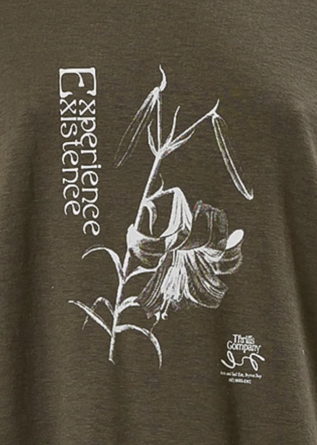 THRILLS - Lilium Hemp Box Tee - Tarmac sold by Hardpressed Print Studio product image thumbnail 3