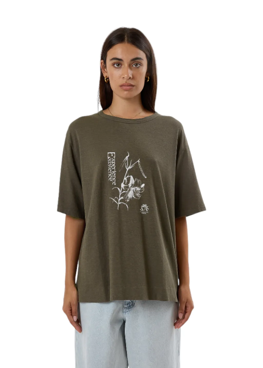 THRILLS - Lilium Hemp Box Tee - Tarmac sold by Hardpressed Print Studio product image thumbnail 2