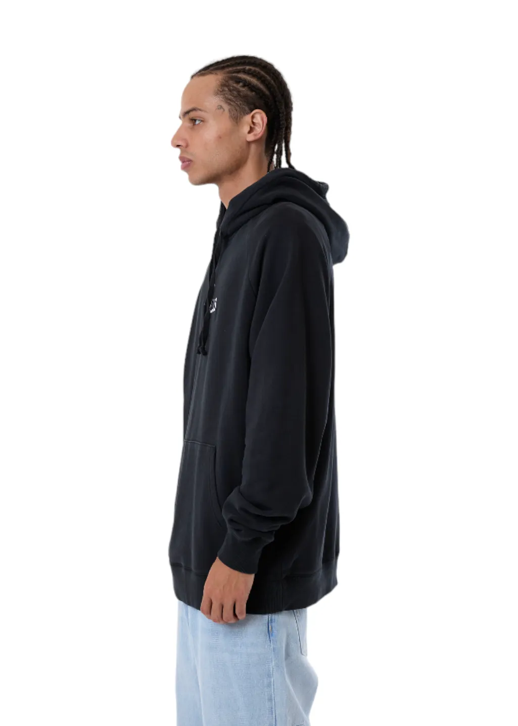THRILLS - In Bloom Raglan Pull On Hood - Twilight Black sold by Hardpressed Print Studio product image thumbnail 4