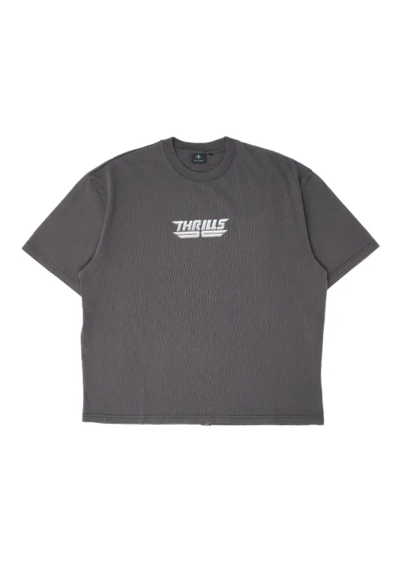 THRILLS - High Shine Oversized Tee - Merch Black made by Thrills