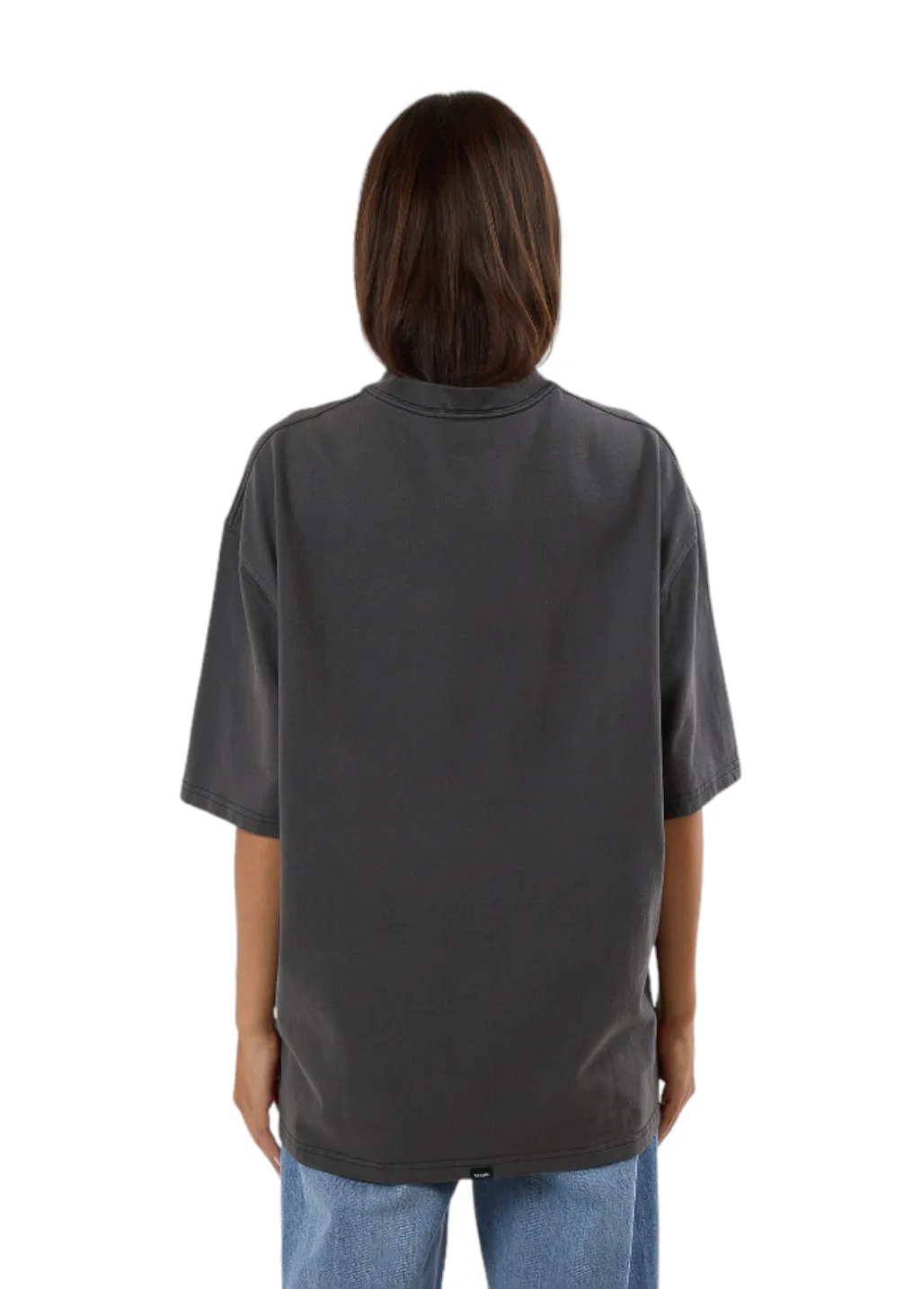THRILLS - High Shine Oversized Tee - Merch Black sold by Hardpressed Print Studio product image thumbnail 5