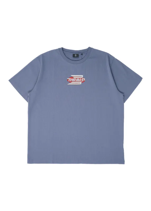 THRILLS - Chrome Steadfast Merch Fit Tee - Folkstone Grey made by Thrills