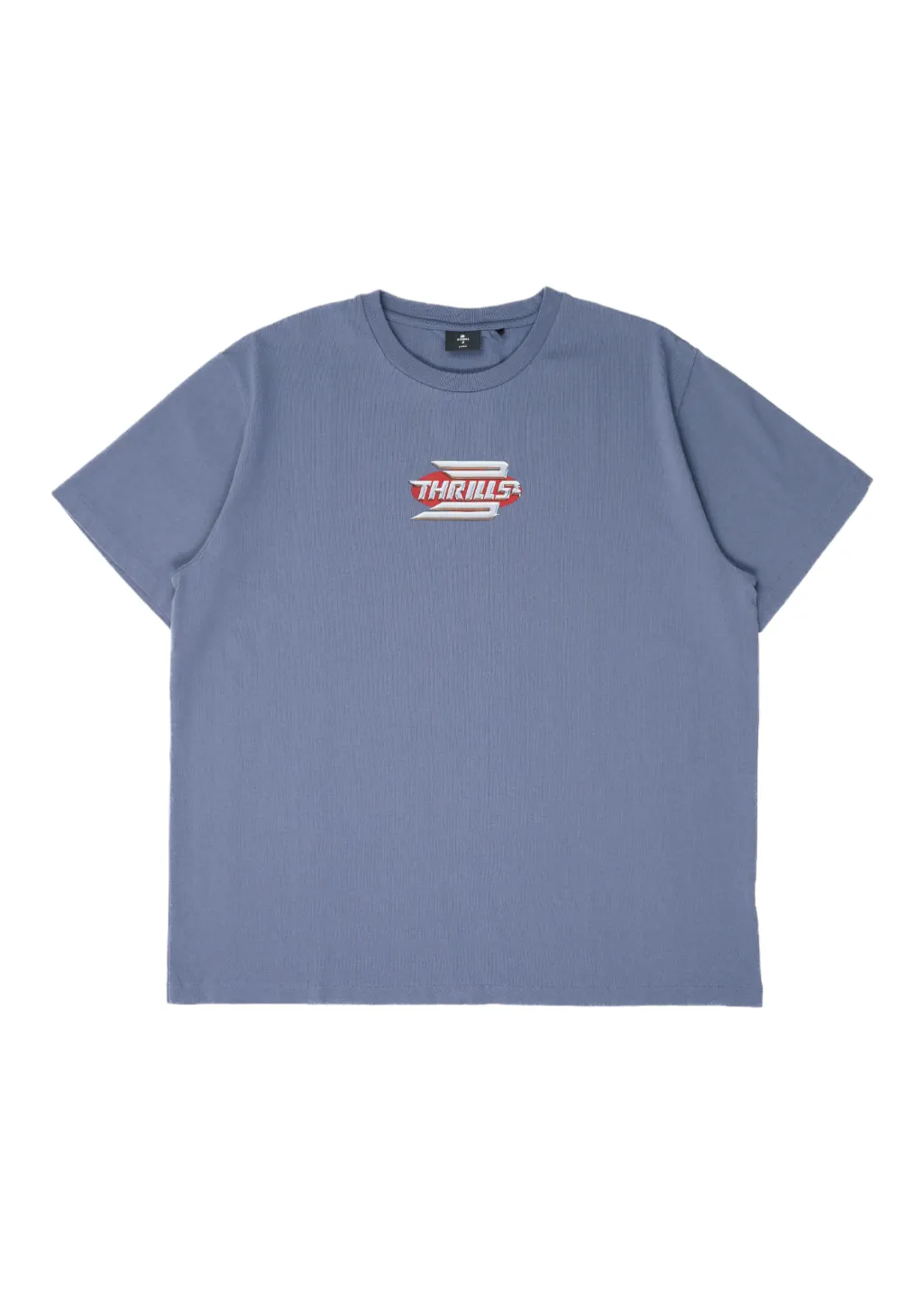 THRILLS - Chrome Steadfast Merch Fit Tee - Folkstone Grey sold by Hardpressed Print Studio