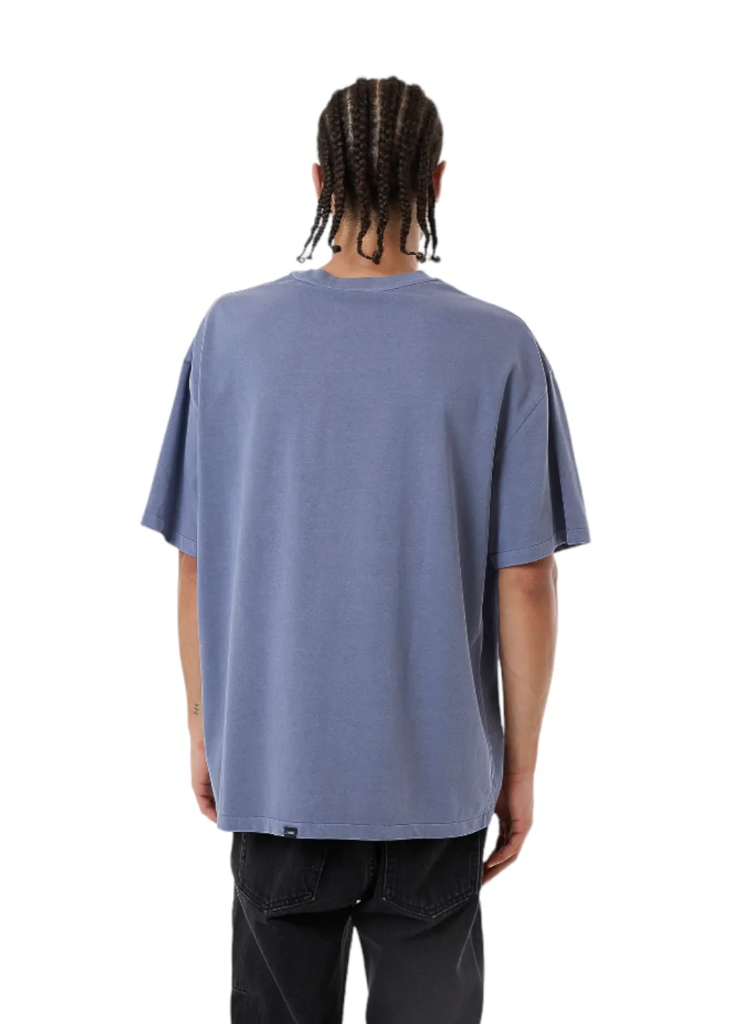 THRILLS - Chrome Steadfast Merch Fit Tee - Folkstone Grey sold by Hardpressed Print Studio product image thumbnail 4