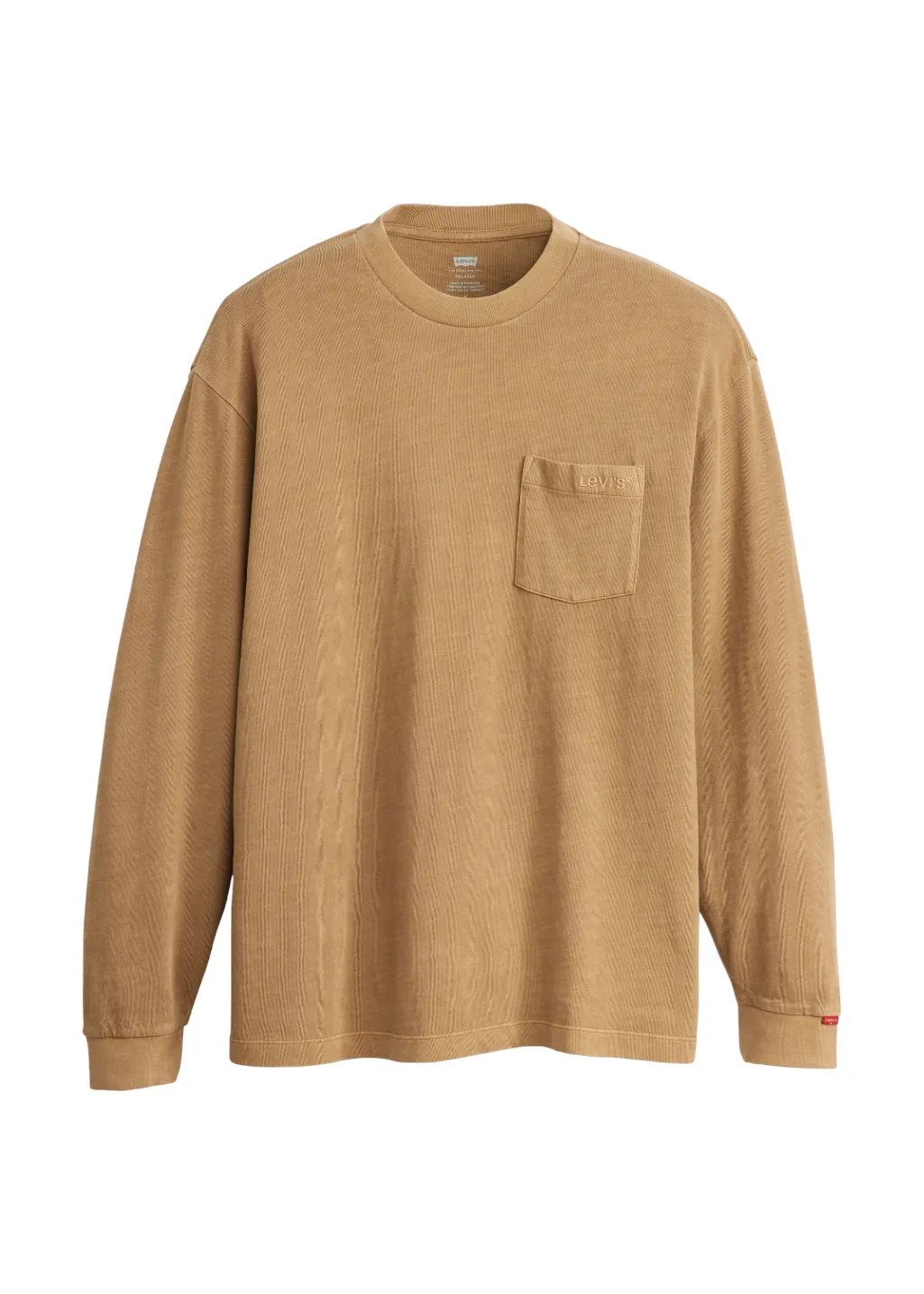 Levi's - LS Authentic Pocket Tee - Garment Dye Ermine sold by Hardpressed Print Studio
